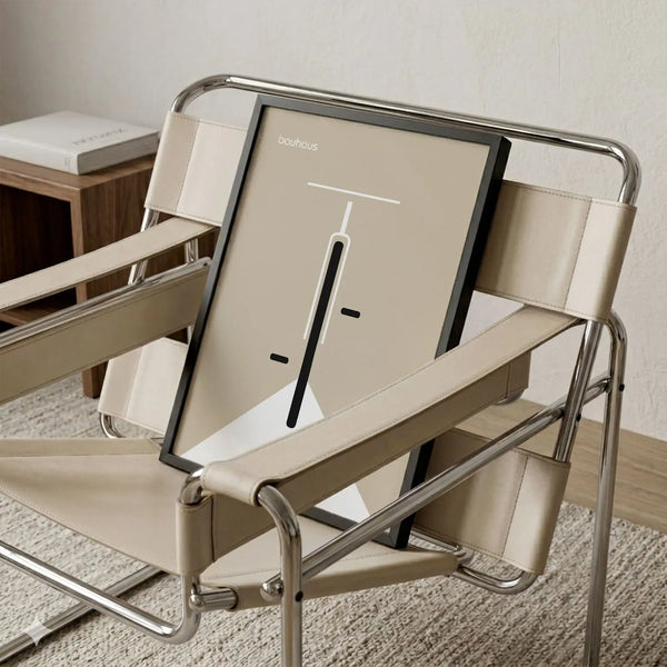 Beige Bauhaus Posters Collection