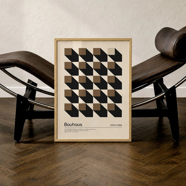 Brown Bauhaus Posters Collection