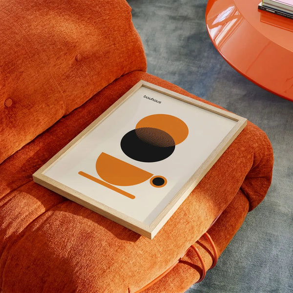 Orange Bauhaus Posters Collection