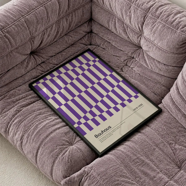 Purple Bauhaus Posters Collection