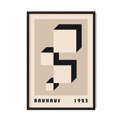 Descending Blocks — Beige
