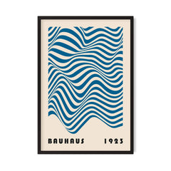 Wall Waves — Blau