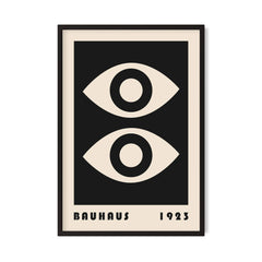 Overlapping Eyes — Schwarz