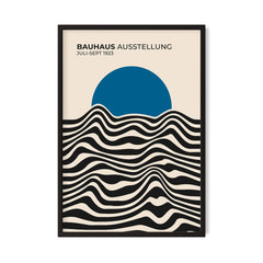 Bauhaus Sunset — Blauw