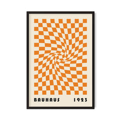 Grid Distortion — Orange