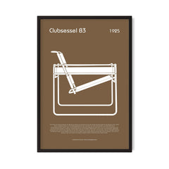 Clubsessel B3 — Rjava