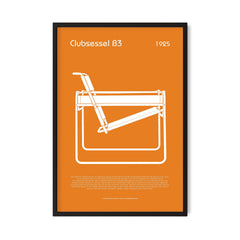 Clubsessel B3 — Oranžna