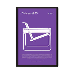 Clubsessel B3 — Vijolična