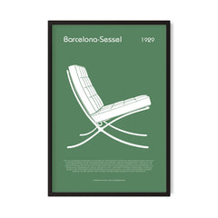 Barcelona-Sessel — Vert