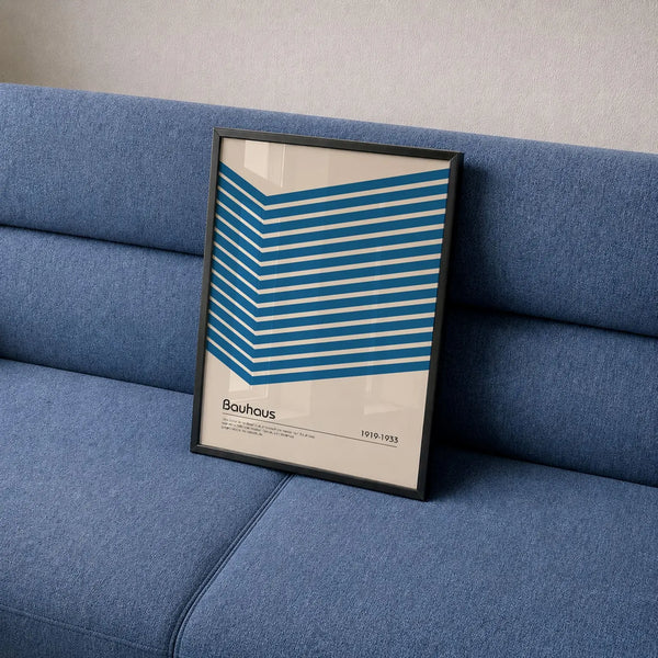 Blue Bauhaus Posters Collection