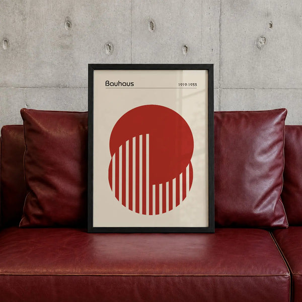 Red Bauhaus Posters Collection