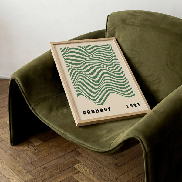 Green Bauhaus Posters Collection