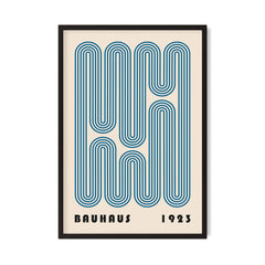 Retro Swirl — Blau
