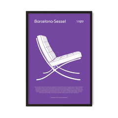 Barcelona-Sessel — Purple