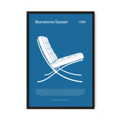 Barcelona-Sessel — Blue